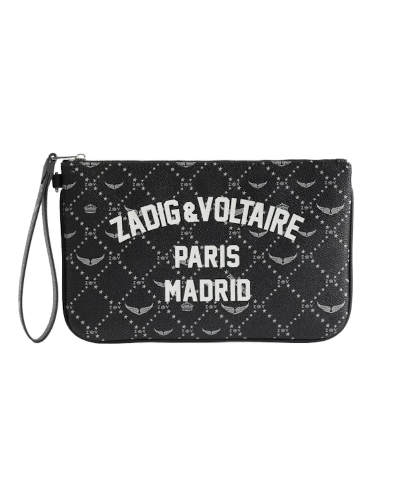 Zadig & Voltaire Z Pouch Resort Madrid Clutch Schwarz