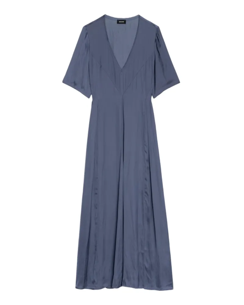 Zadig & Voltaire Kleid Rodalan Satin Blau