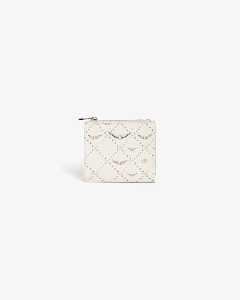 Zadig & Voltaire Zv Wallet Monogram Brieftasche Flash
