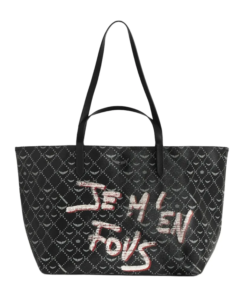 Zadig & Voltaire Z Shopper XL Monogram Tasche Schwarz