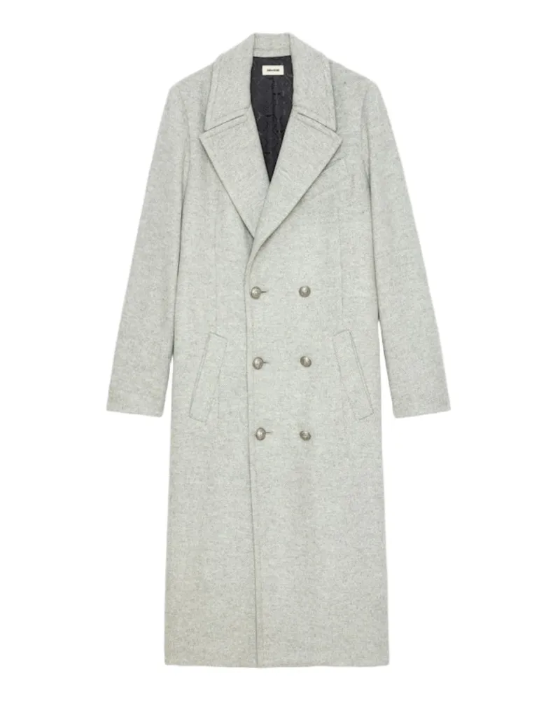 Zadig & Voltaire Mantel Mulan Grau