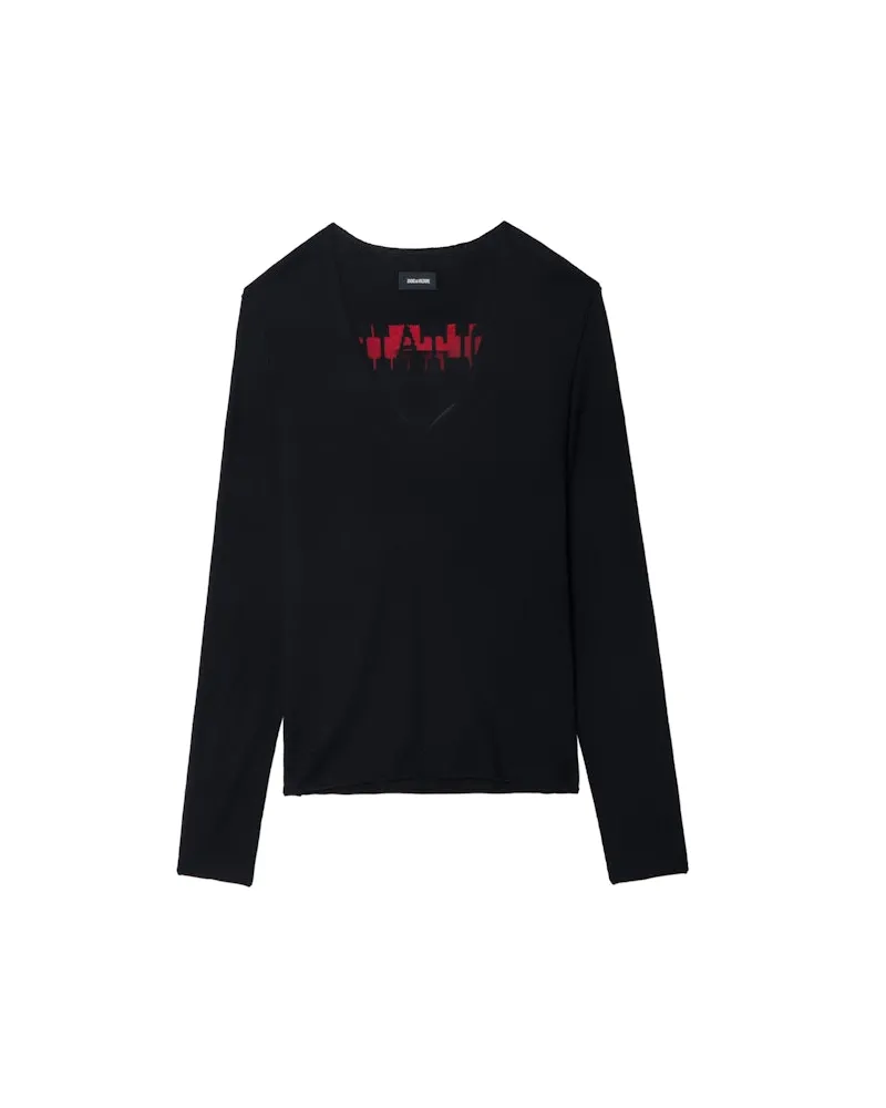 Zadig & Voltaire Nosfa Pullover 100% Merinowolle Black
