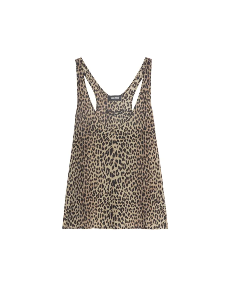 Zadig & Voltaire Tanktop Tarysa Leaves