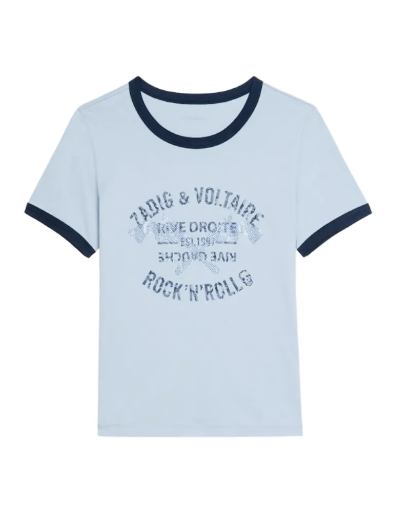 Zadig & Voltaire T-Shirt Woos Blau