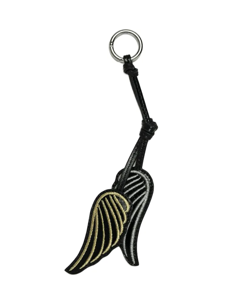 Zadig & Voltaire Schlüsselanhänger Rock Feather Schwarz