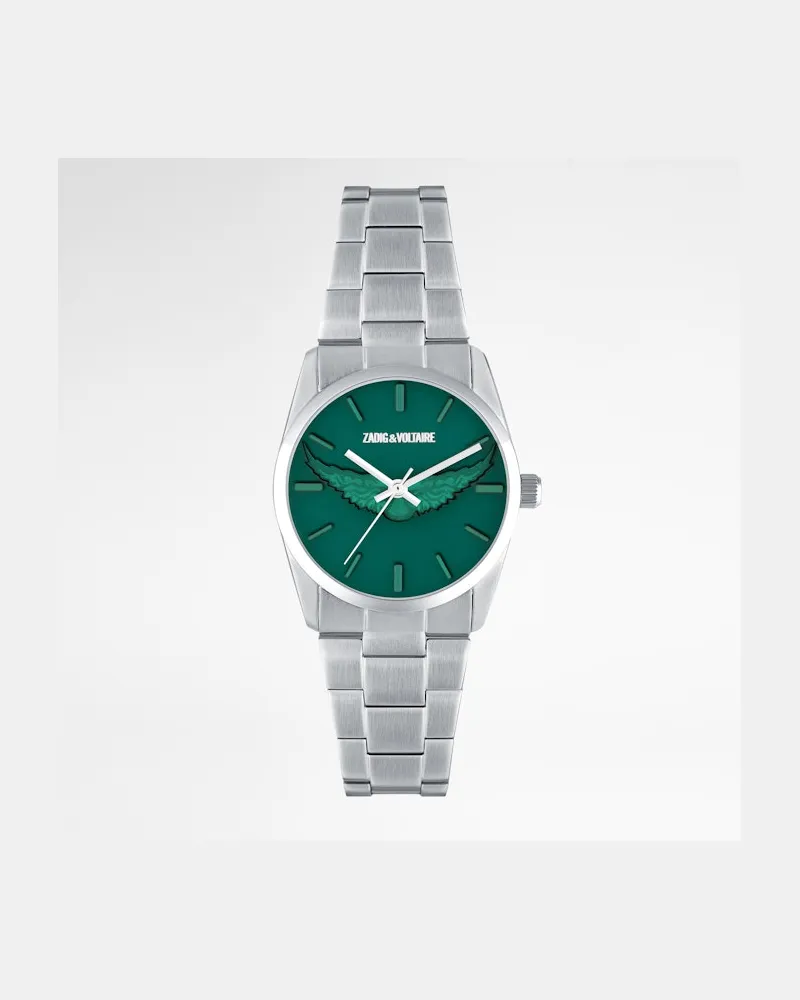 Zadig & Voltaire Zadig Wings Uhr Grau
