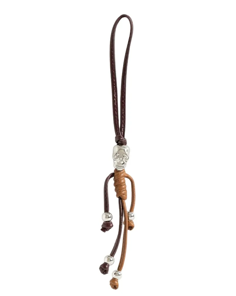 Zadig & Voltaire Skull Keyring Schlüsselanhänger Lila
