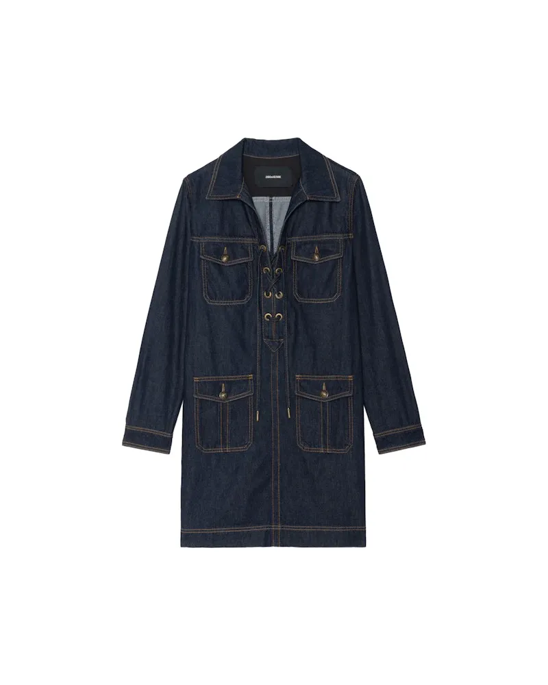 Zadig & Voltaire Robe Remacha Denim Brut