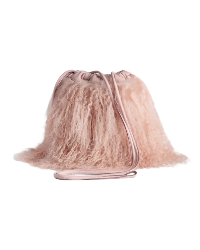 Zadig & Voltaire Tasche Rock To Go Frenzy Shearling Rosa