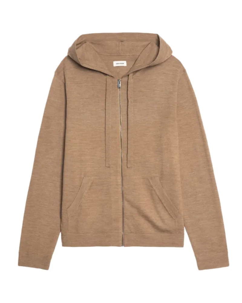 Zadig & Voltaire Cardigan Clash 100% Merinowolle Braun