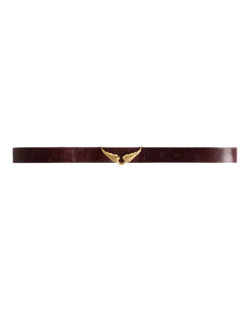 Zadig & Voltaire Rock Reversible 30mm Vintage Gürtel Lila