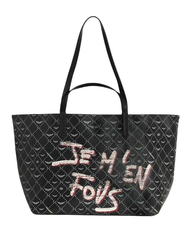 Zadig & Voltaire Z Shopper XL Monogram Tasche Schwarz