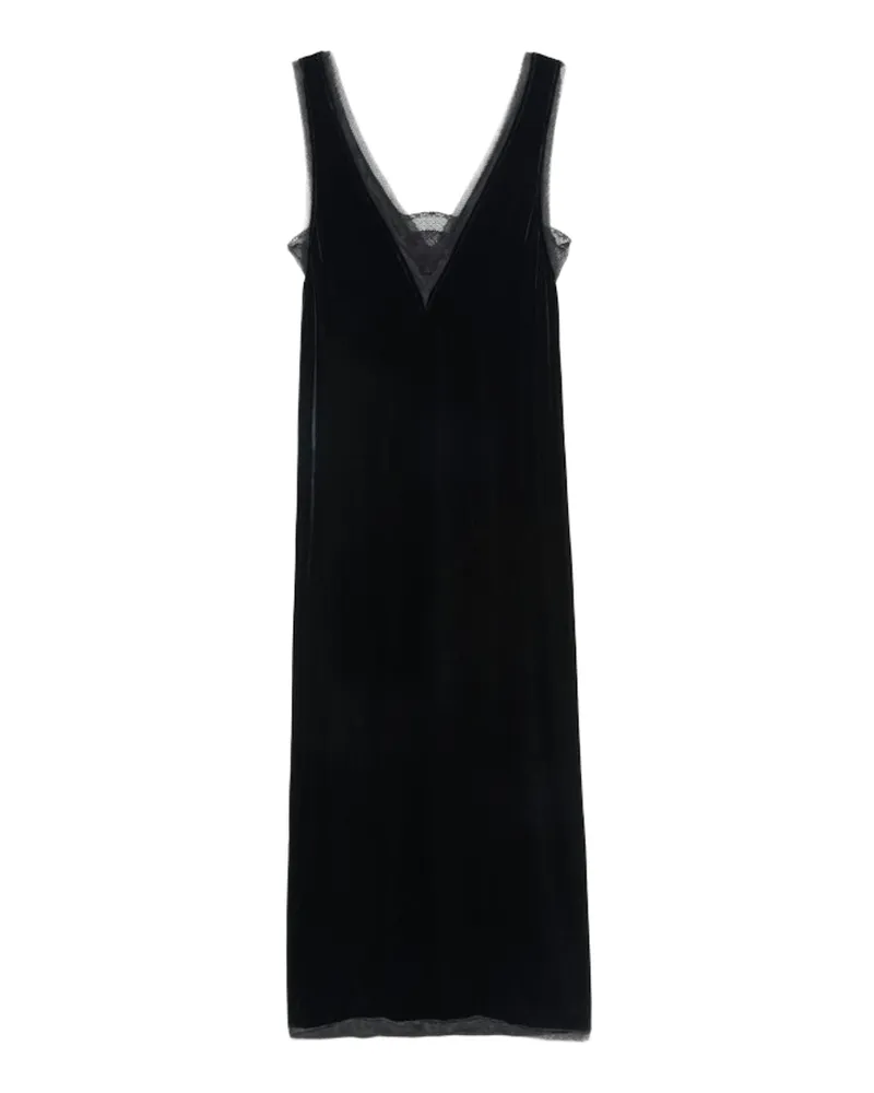 Zadig & Voltaire Kleid Renzo Samt Schwarz