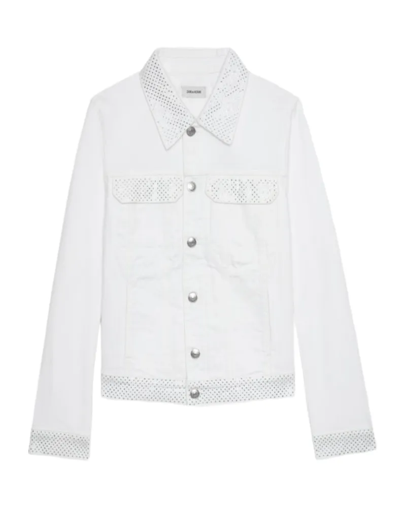 Zadig & Voltaire Jacke Kioky Denim Weiß
