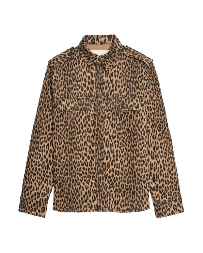 Zadig & Voltaire Hemd Taskam Denim Braun