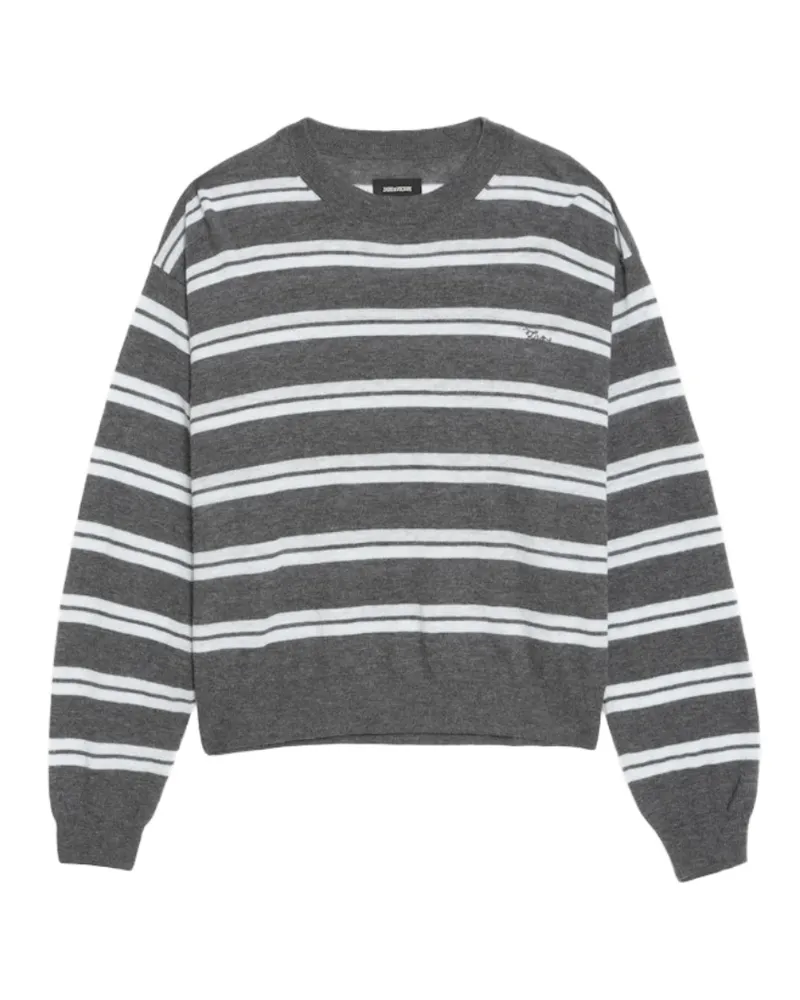 Zadig & Voltaire Swapy Pullover 100% Kaschmir Grau