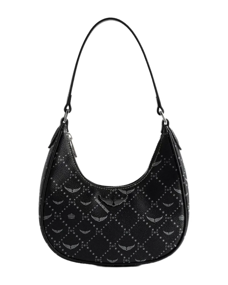 Zadig & Voltaire Tasche Z Night Out Monogram Schwarz
