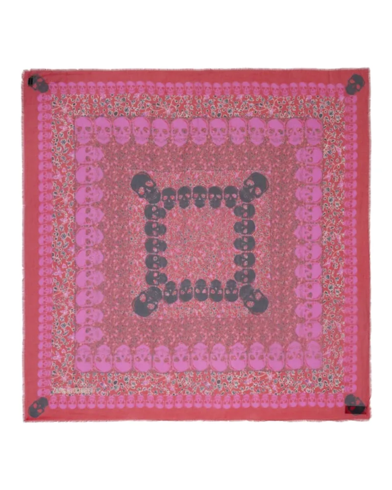 Zadig & Voltaire Schal Kerry Garden 135 Rosa