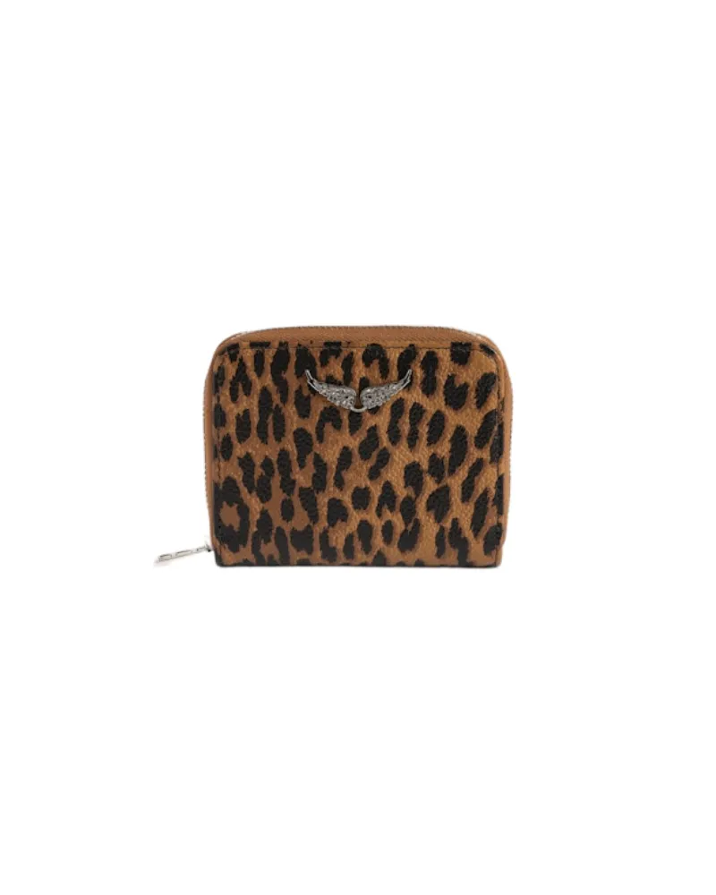 Zadig & Voltaire Mini ZV Geldbörse Braun