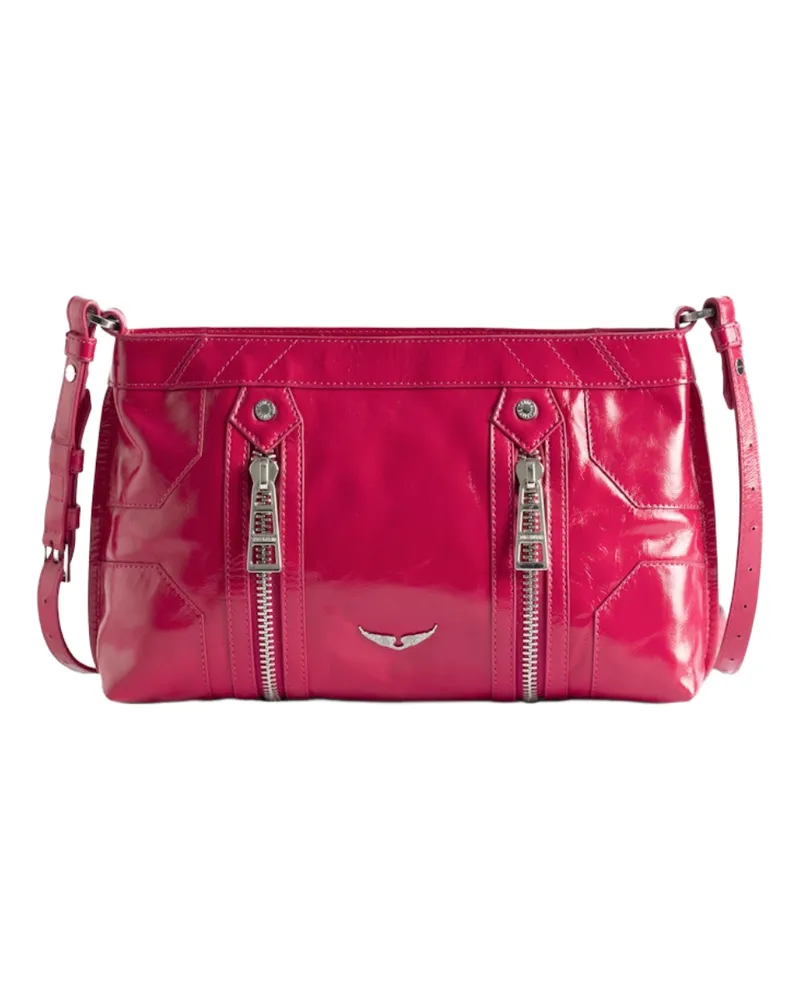 Zadig & Voltaire Sunny Moody Vintage Patent Tasche Rosa