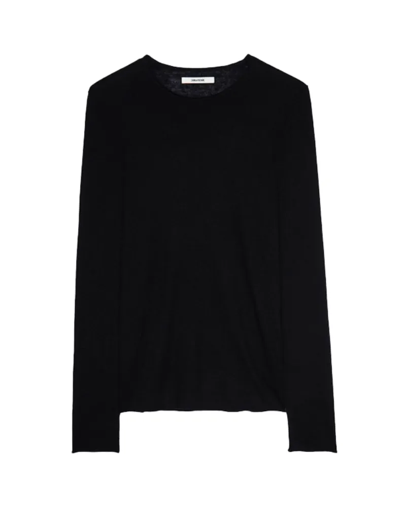 Zadig & Voltaire Pullover Teiss 100% Kaschmir Schwarz