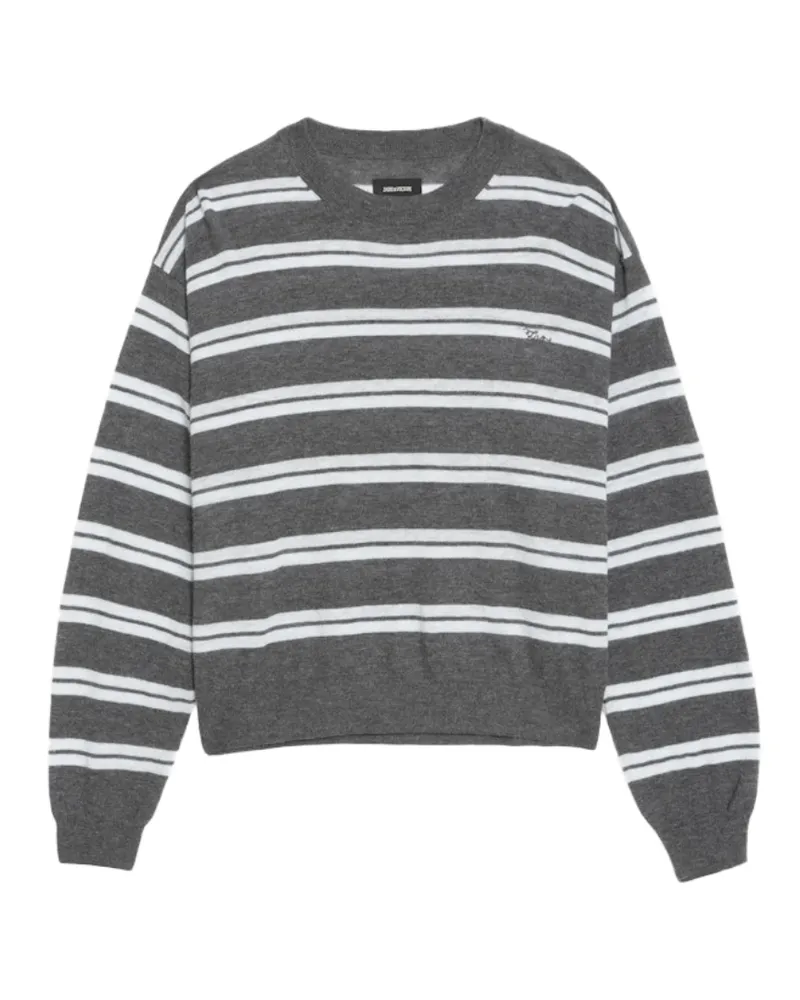 Zadig & Voltaire Swapy Pullover 100% Kaschmir Grau