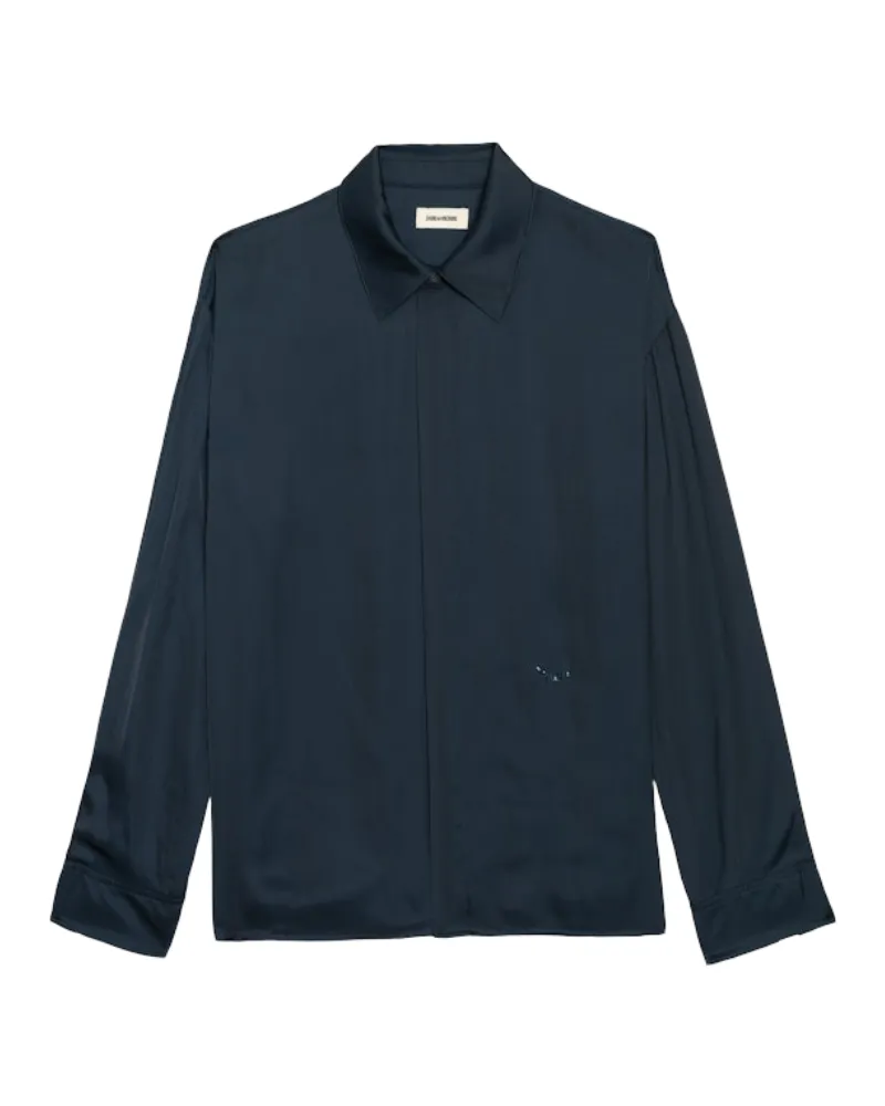 Zadig & Voltaire Tyrica Hemd Blau