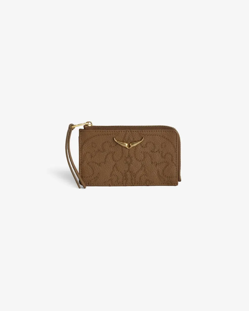 Zadig & Voltaire Portemonnaie Zv Karte Cognac