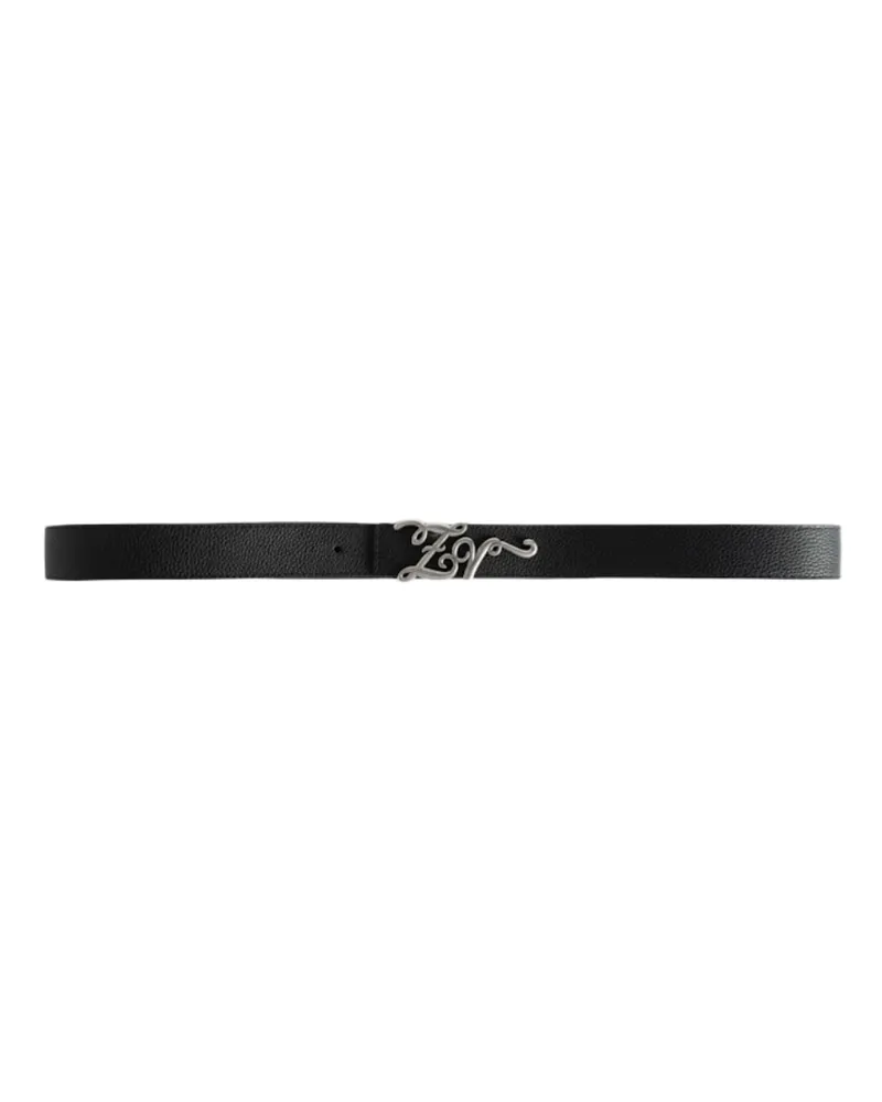 Zadig & Voltaire ZV Reversible 30mm Gürtel Schwarz