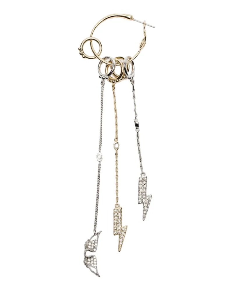 Zadig & Voltaire Mono Ohrring Rock Mix N Match Gold
