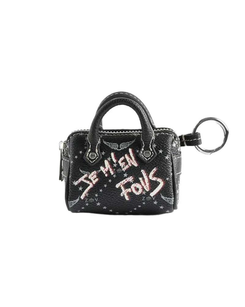 Zadig & Voltaire Schlüsselanhänger Sunny Micro Schwarz
