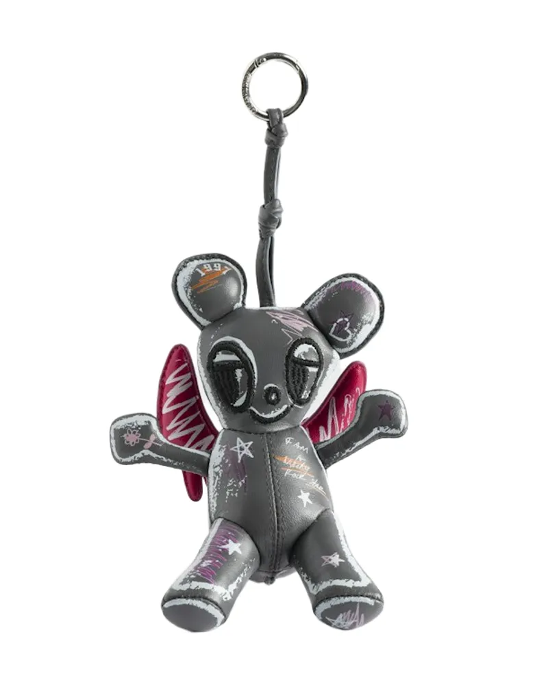 Zadig & Voltaire Schlüsselanhänger Sassy Mouse Grau