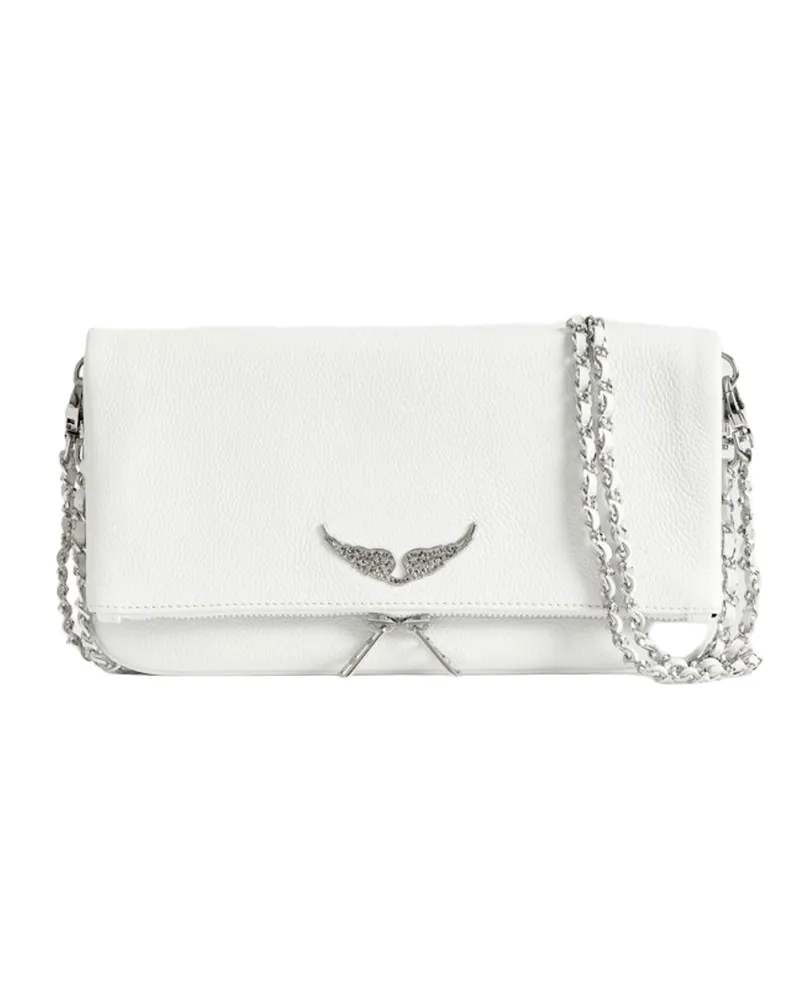 Zadig & Voltaire Clutch Rock Weiß