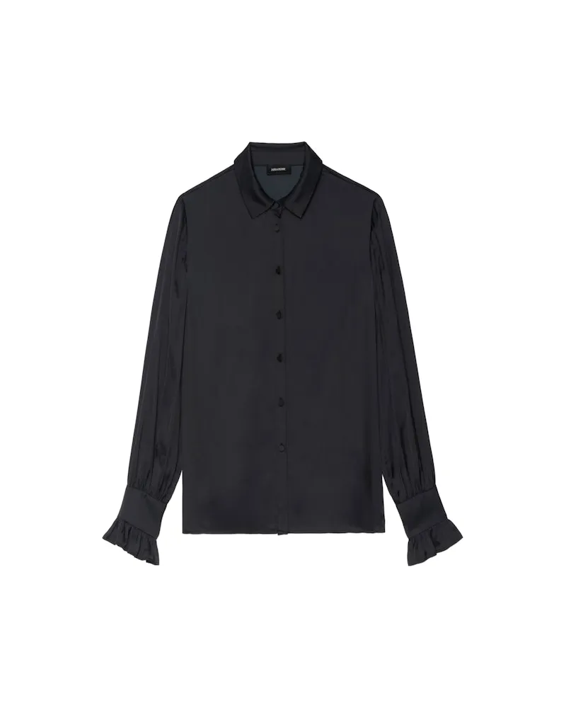 Zadig & Voltaire Hemd Thely Satin Black