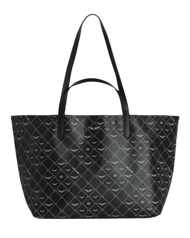 Zadig & Voltaire Z Shopper XL Monogram Tasche Schwarz