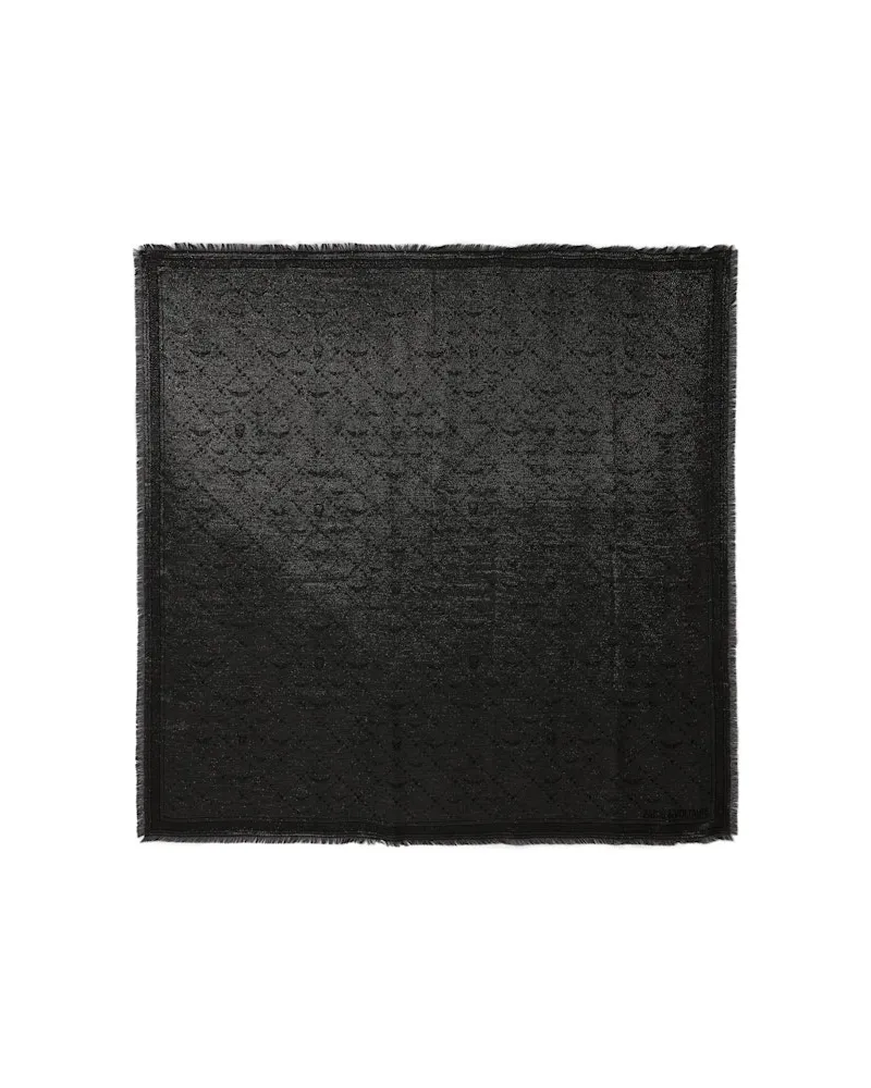 Zadig & Voltaire Schal Glenn Metallisiertes Monogramm 135 Silver
