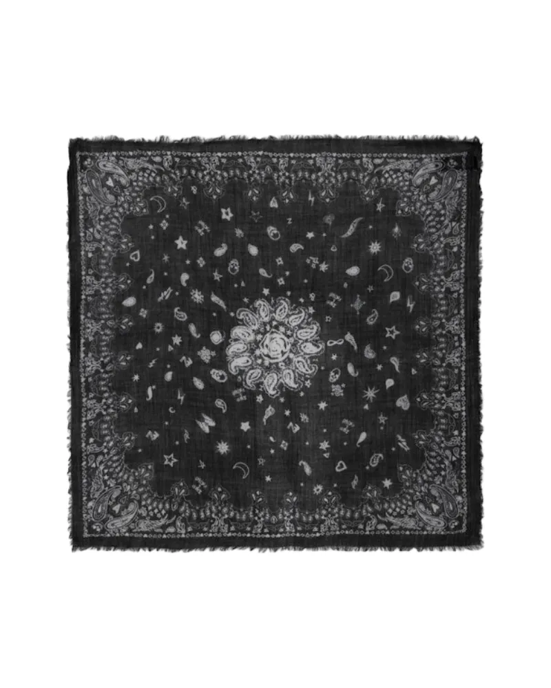 Zadig & Voltaire Schal Nuage Bandana 90 Schwarz