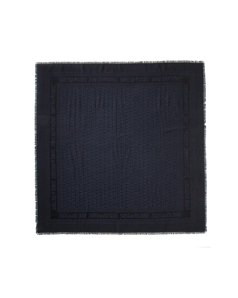Zadig & Voltaire Schal Zv Initiale Glenn Tintenblau