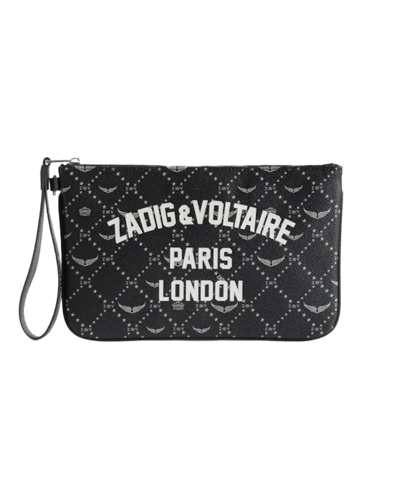 Zadig & Voltaire Z Pouch Resort London Clutch Schwarz