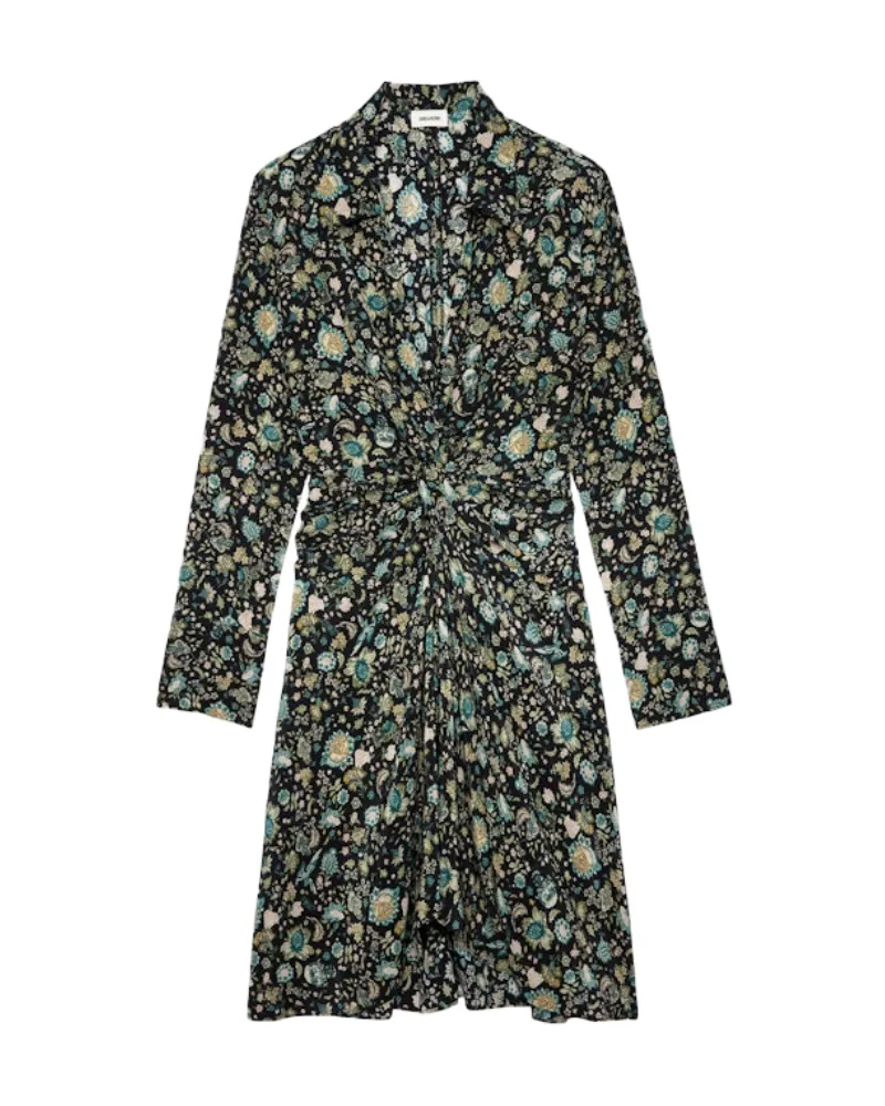 Zadig & Voltaire Kleid Rozo 100% Seide Schwarz