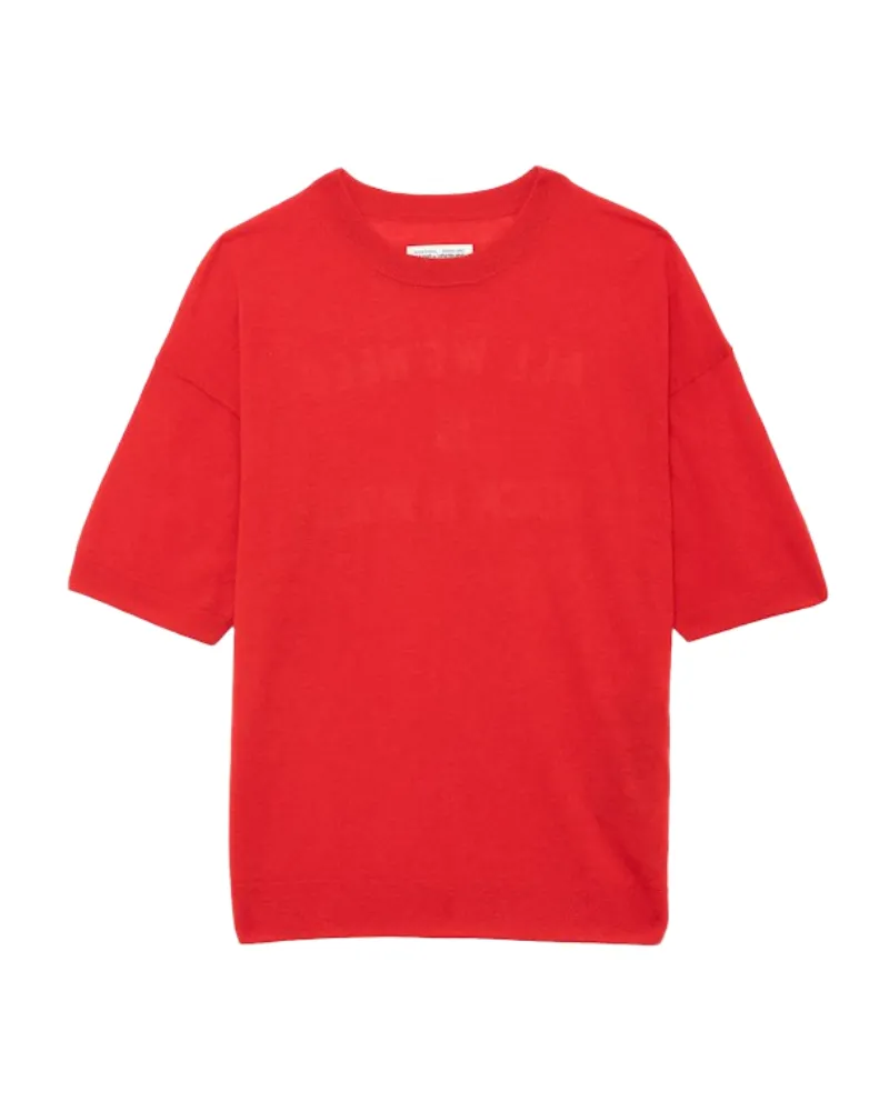 Zadig & Voltaire Pullover Idaz 100% Kaschmir Rot