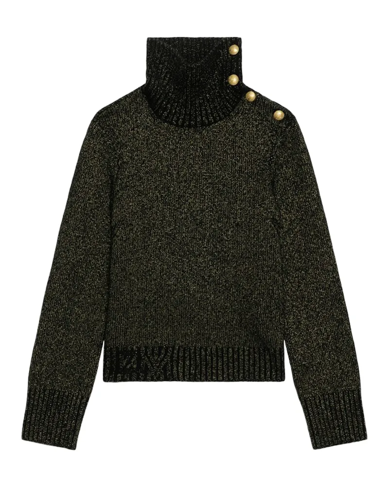 Zadig & Voltaire Nalma Pullover 100% Kaschmir Schwarz