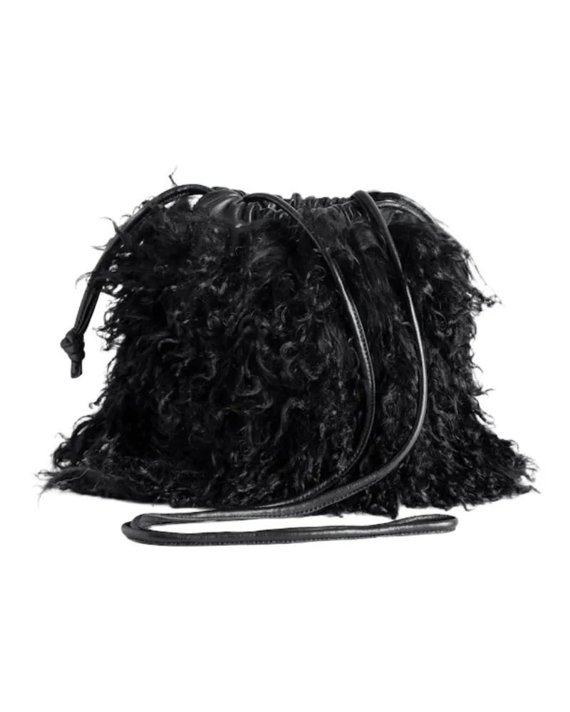 Zadig & Voltaire Tasche Rock To Go Frenzy Shearling Schwarz
