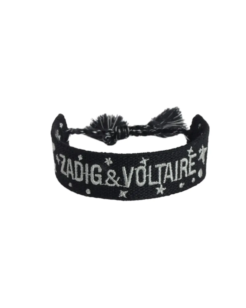 Zadig & Voltaire Gewebtes Armband Zadig Schwarz