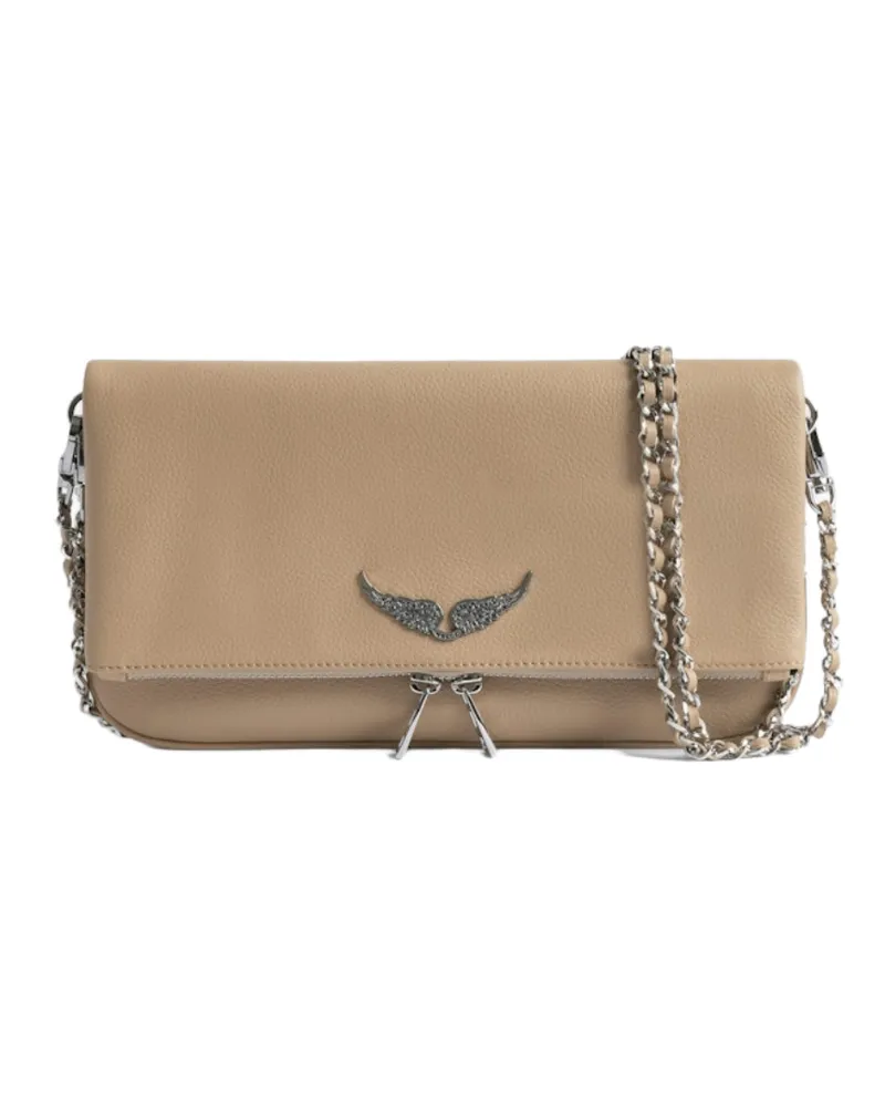 Zadig & Voltaire Clutch Rock Beige