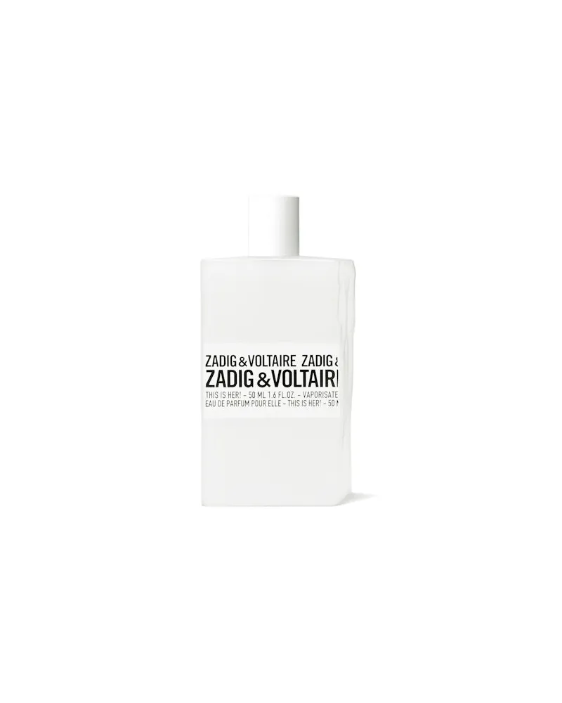 Zadig & Voltaire Parfum This Is Her! 50ml Weiss