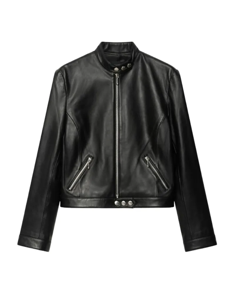 Zadig & Voltaire Loki Lederjacke Schwarz