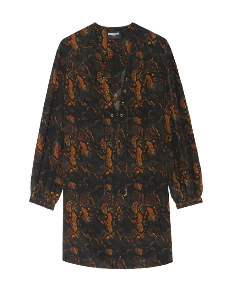 Zadig & Voltaire Kleid Ramela 100% Seide Schwarz