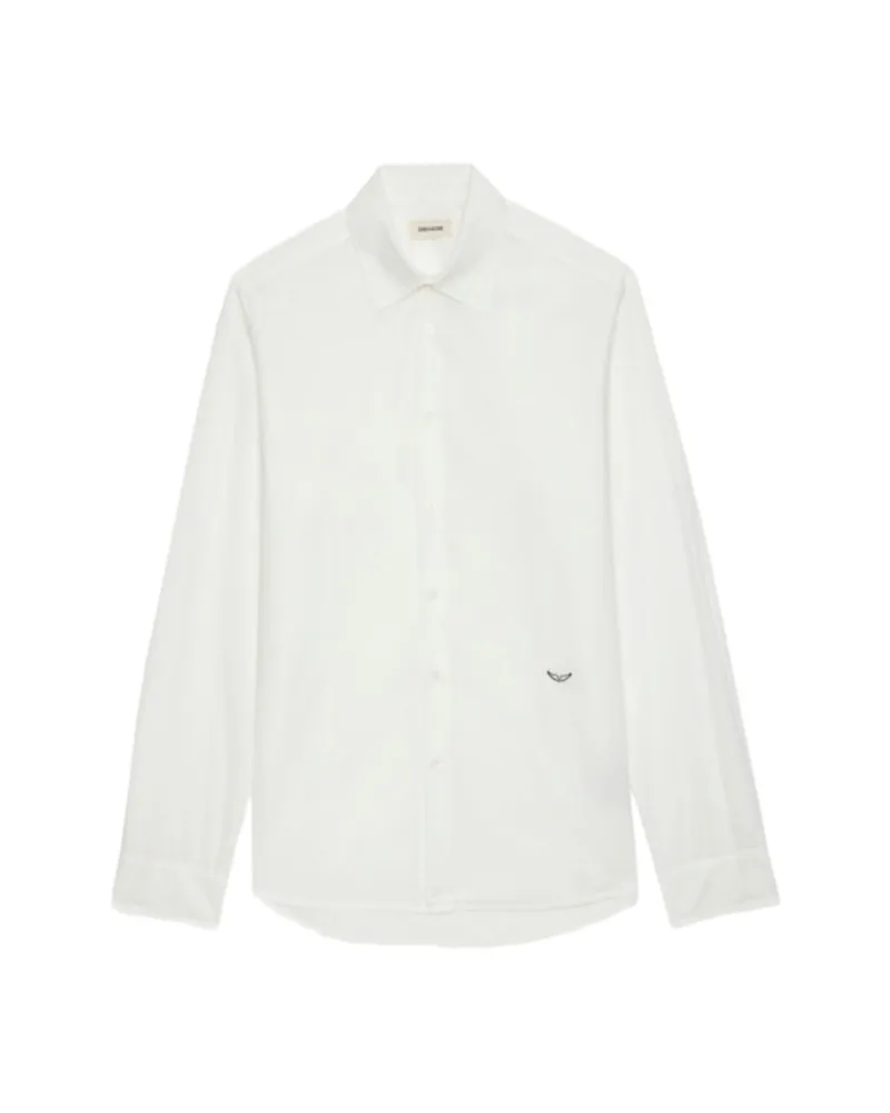 Zadig & Voltaire Hemd Sid Weiß