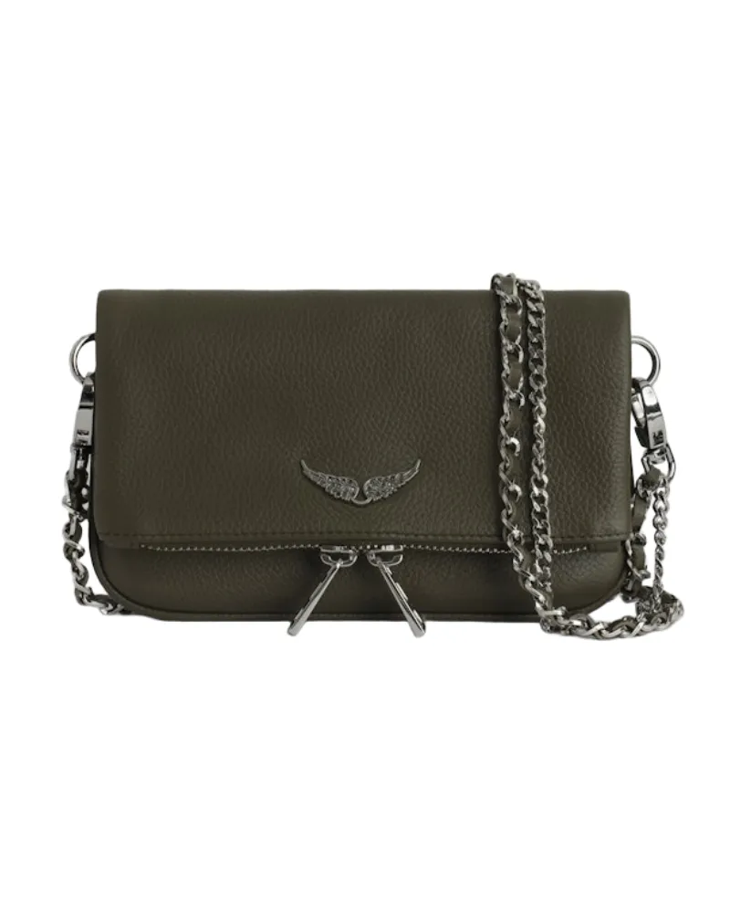 Zadig & Voltaire Clutch Rock Nano Grün